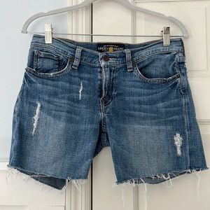 Lucky Cut Off Denim Shorts